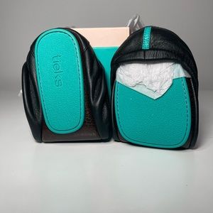 BRAND NEW Matte Black Tieks! Size 8. In Box. Never Worn.